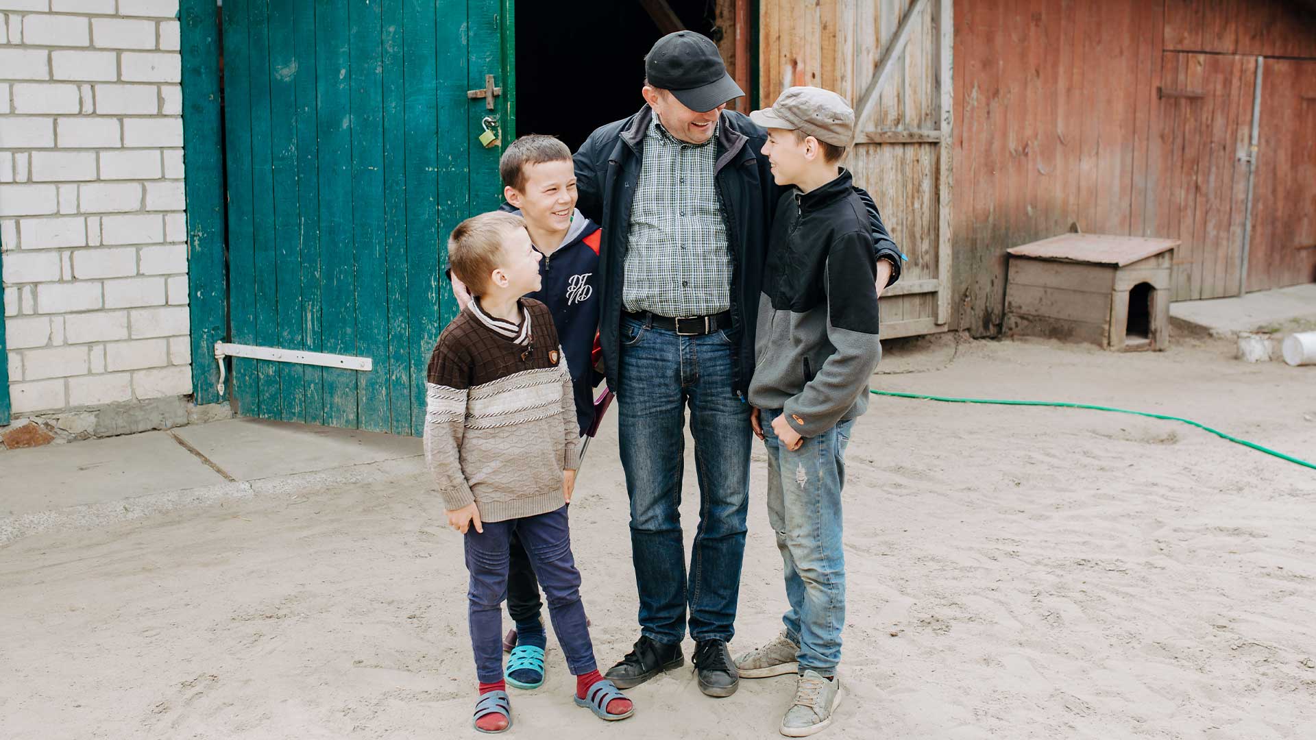 Agricultural family helped in Ukraine